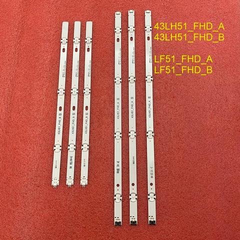 LED backlight strip(6) for LG 43LF510V 43LF5100 43LH5100 43LH590 43LJ515V 43LH520V 43LH511T 43LH570V LF51_FHD_A B 43LH51_FHD_A B ► Photo 1/6