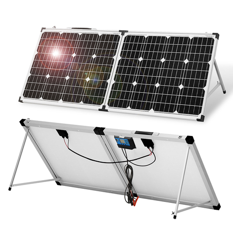 Anaka 100W 12V Solar panel China Solar battery Waterproof Solar Kits Panel Solar For Home/Caravan Solar Cell For Travel Camping ► Photo 1/6