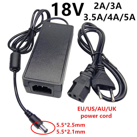 NEW 5Volt 3000mA AC/DC Power Supply Adaptor 5V 3A Charger 5.5*2.5/2.1mm
