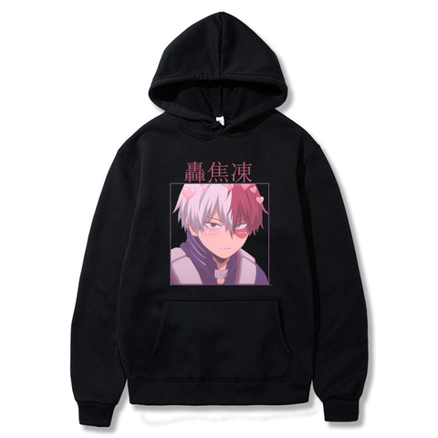 Men Hoodie My Hero Academia Hoodies Streetwear Todoroki Shoto Sweatshirt Men Fashion Hip Hop Hoodie ► Photo 1/6