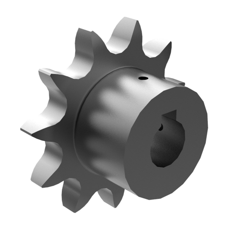 10B 11T Teeth Single Row Steel Material 30mm B Style Metric Finished Bore Sprocket Hub with Hardened Teeth ► Photo 1/1