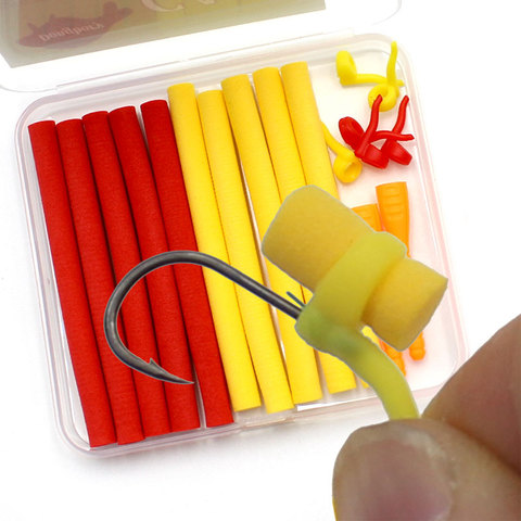 19PCS Carp Fishing Bait EVA Foam Sticks Boilies Fishing Accessories Kit Zig Aligner Hair Rig Tackle Floating Teminal Feeder Tool ► Photo 1/6