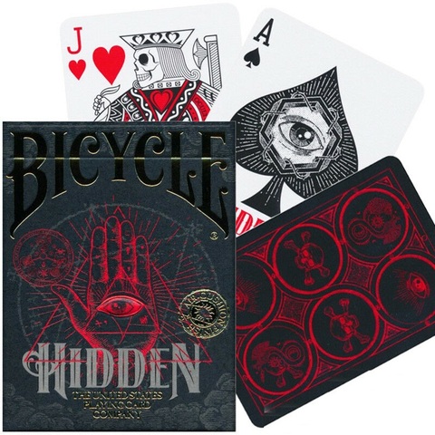 Bicycle Hidden Playing Cards Deck Secret Society Symbols Poker Size USPCC Magic Card Games Magic Tricks Props for Magician ► Photo 1/6