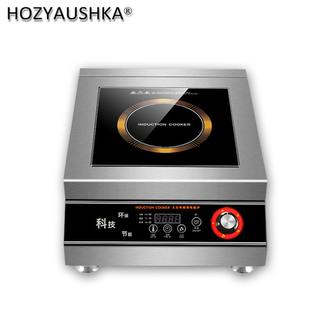 5000W household high-power induction cooker commercial plane authentic knob type restaurant cooking stove ► Photo 1/6
