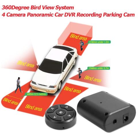 Automobiles Diy Car 360 aroud view no blind spot street side view right view parking video 4 way control Start Vehicle camera ► Photo 1/6