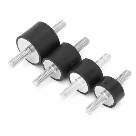 4pcs M6 Rubber Mounts Male Anti Vibration Silent block Car Boat Bobbins For Air compressors Engines Water Pumps etc ► Photo 1/6