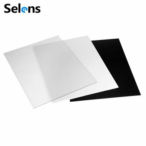 30x40CM Photographic Reflection Board Plastic Board Acrylic White Black Background Studio Accessory Photo Display Board ► Photo 1/6