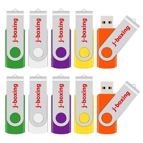 J-boxing 10PCS USB Flash Drives Metal Pendrive 512 MB 256MB 128MB 64MB Small Capacity Flash Disk Cle USB 2.0 Memory Stick for PC ► Photo 1/6