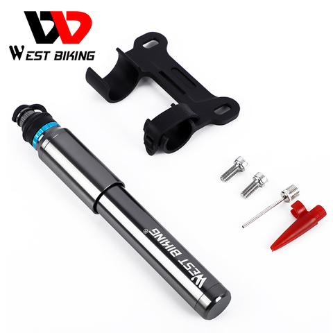 WEST BIKING Portable Bicycle Pump Cycling Inflator Hand Pump For Bicycle 150PSI Presta/Schrader Road MTB Mountain Bike Pump ► Photo 1/6