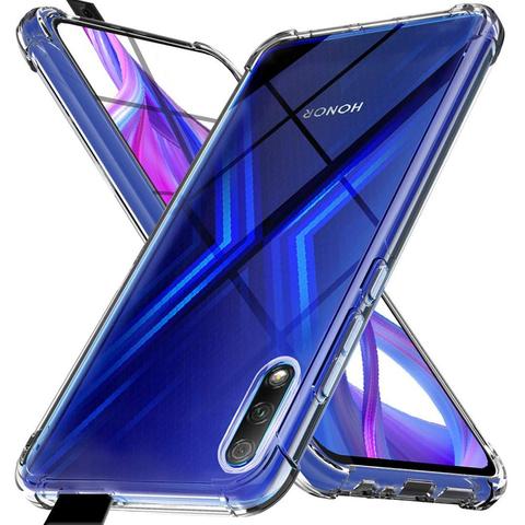 Crystal Soft Case with Airbags For Honor 9X 8X 8C 8A 8 Play 8s 9 10 Lite 10i 20 Pro 20i View 20 Lite Silicone Rubber Cover Case ► Photo 1/6