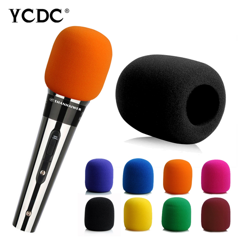YCDC +Cheap Sale+Hot Selling+ Handheld Stage wireless microphone Windscreen Foam Mic Cover Karaoke DJ Sales Purple EN9992 ► Photo 1/6
