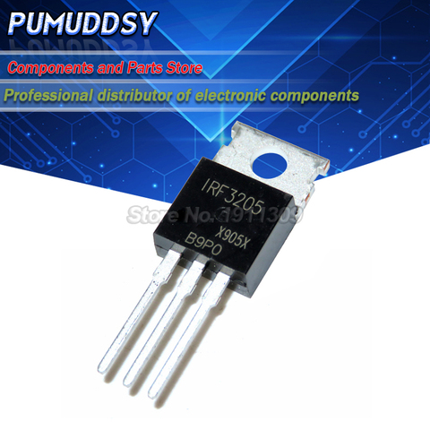 10PCS IRF3205 IRF3205PBF MOSFET MOSFT 55V 98A 8mOhm 97.3nC TO-220 IC ► Photo 1/1