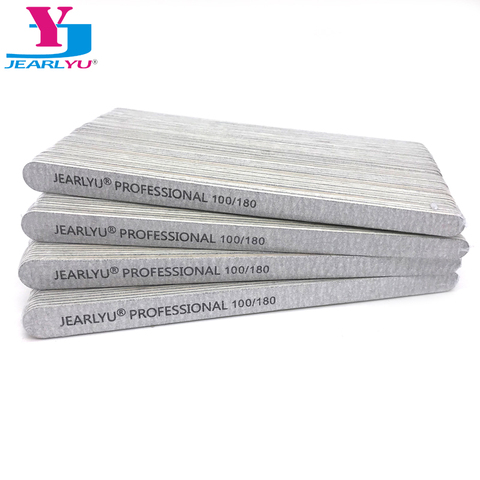 500pcs Grey Wood Nail File Buffer Polishing Block Sanding File smalto semipermanente 100/180 Grit Nail Tool Straight Thick Stick ► Photo 1/6