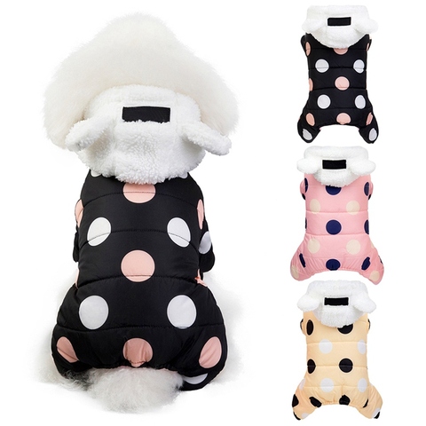 Russia Winter Pet Dog Clothes Coat Warm Outerwear Thicken Dog Clothing Jacket Pet Cat Products Clothes For Dogs Puppy Jumpsuit ► Photo 1/6