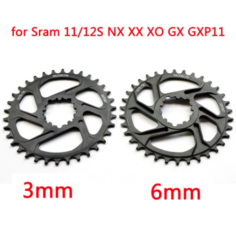 GXP Bike MTB Mountain Bike 30T/32T/34T/36T/38T Crown bicycle chainring for Sram 11/12S NX XX XO GX GXP11 single disc tray ► Photo 1/6