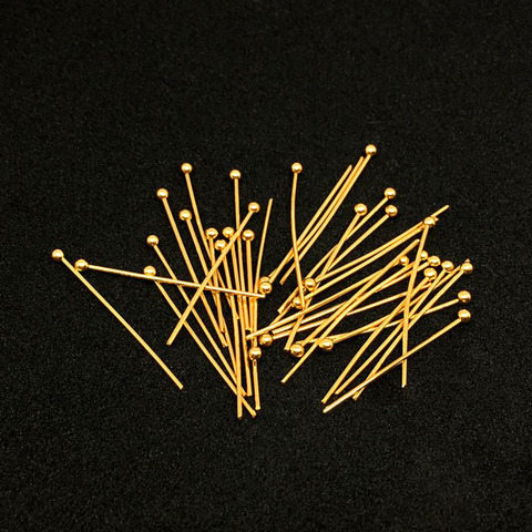 100Pcs/Lot Stainless Steel Metal Ball Head Pins Needles Beads Handmade for DIY Jewelry Making Accessories Earring Findings ► Photo 1/4