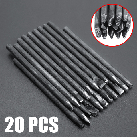 20pcs Steel Assorted Stamp Punch Flower Pattern Stamp Mould Punch For DIY Jewelry Leather Craft Carving Staming Punch Tool ► Photo 1/6