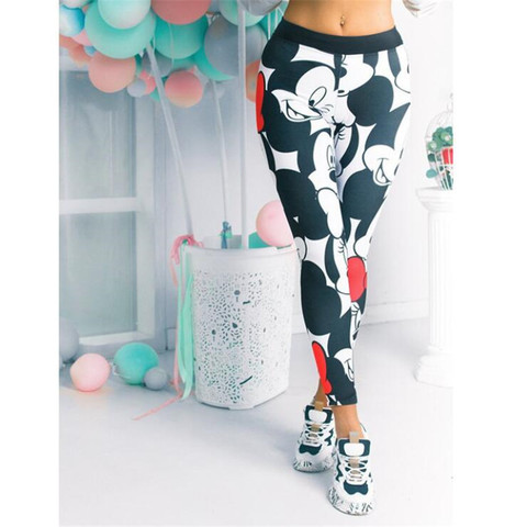 Women Leggings Stretchy Fitness Women Sweatpants Mickey Gym Leggings Female Mickey Pants Women Leggings ► Photo 1/6