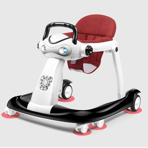 Baby walker anti-o leg anti rollover walking hand push sitting girl male baby multifunctional 6-12 months ► Photo 1/5