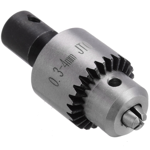 1 Set High Strength Steel Drill Chuck 0.3-4mm Jt0 Taper Mounted With 5mm Motor Shaft For Electric Drill ► Photo 1/1