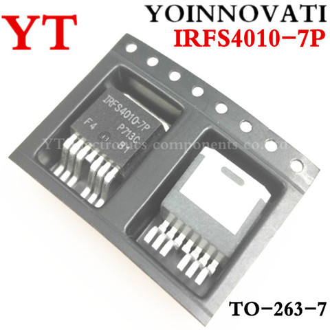  100pcs/lot IRFS4010-7P FS4010-7P MOSFET N-CH 100V 190A D2PAK-7 best quality ► Photo 1/3