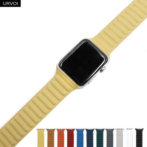 Magnetic Leather Loop Strap Apple Watch  42mm Apple Watch Bands Leather  Loop - Watchbands - Aliexpress