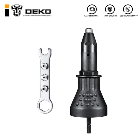 DEKO Classic model  power drill Nut Gun Riveting Tool Cordless Riveting Drill Adaptor Insert Nut Tool Riveting Drill Adapter ► Photo 1/6