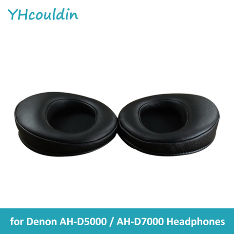 YHcouldin Ear Pads Fits for Denon AH-D5000 and AH-D7000 Headphones Proteinskin Leatherette Sheepskin Leather Ear Cushions Cover ► Photo 1/6