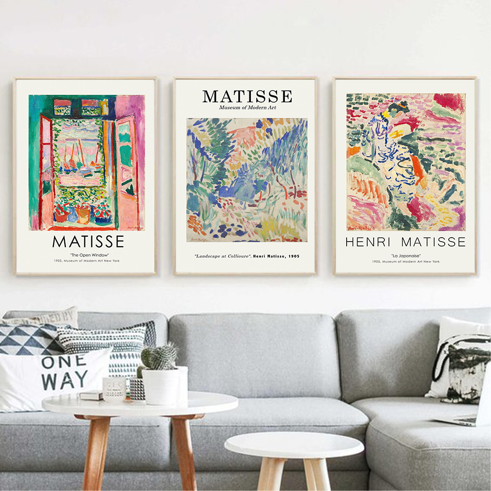 Henri Matisse Canvas Poster Painting Print Picture Living Room Art Decor