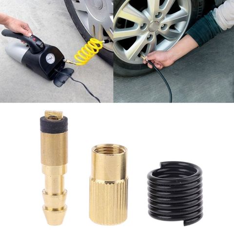 Tire Inflator Blow Gun Adapter Nozzle for standard pump Air Compressor Twist-On Type with Barb Connector ► Photo 1/6