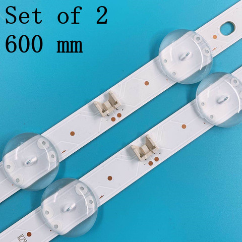 2 PCS 8LEDs 600mm LED backlight strip for LG 32LJ510U HC320DXN-ABSL1-A142 SSC_32LJ61_HD S SSC_32LJ61_HD_8LED ► Photo 1/5