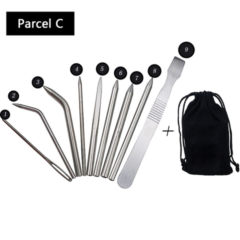 Paracord Stitching Set Stainless Steel Umbrella Rope Needle Bracelet Flattener Knitting Needles DIY Jewelry Accessories ► Photo 1/6