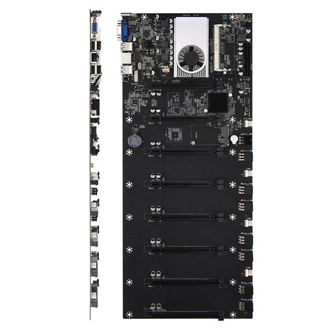 JINGSHA  Mining Motherboard 8 GPU Bitcoin Crypto Ethereum Mining Support 1066/1333/1600 1037 8P Mining Motherboard ► Photo 1/1