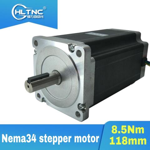 2022 promotion Nema 34 stepper motor 86HS4802 5.6A  8.5Nm 1230oz-in  Stepper Motor/118mm for CNC Router/milling Machine ► Photo 1/2