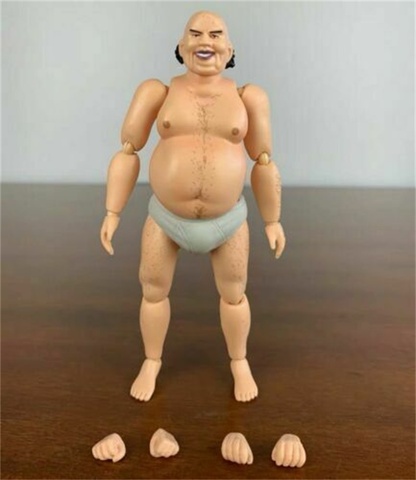 Figmas 1/12 Scale Wretched Uncle Fat Man Body Figure with AccessoriesToy 6