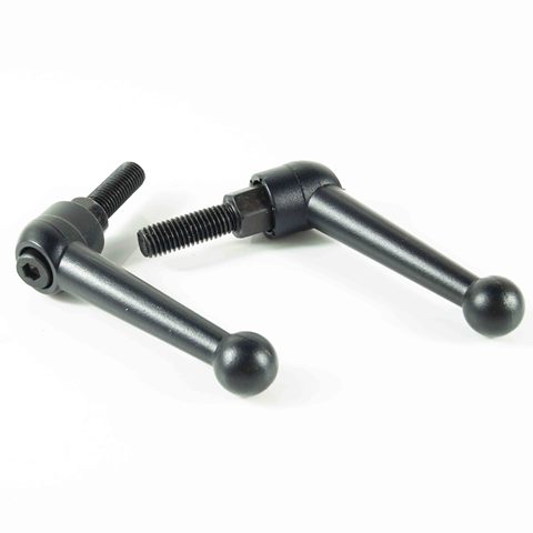 M10 Black zinc alloy solid adjustable handle clamping tension lever arm ► Photo 1/6