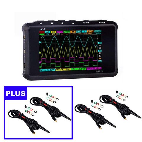 O030 ( 4 PROBES ) DSO203 Upgraded DSO213 DS213  Handheld ARM Nano Mini Portable Pocket-Sized Digital Oscilloscope 15MHz 100MSa ► Photo 1/6