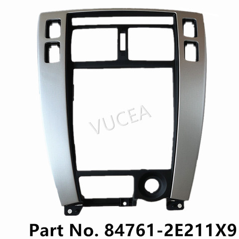 For TUCSON 2005 2006 2007 2008 2009 2010  GENUINE CENTER FACIA PANEL FRAME 847612E211X9 84761-2E211X9 847612E211 ► Photo 1/4