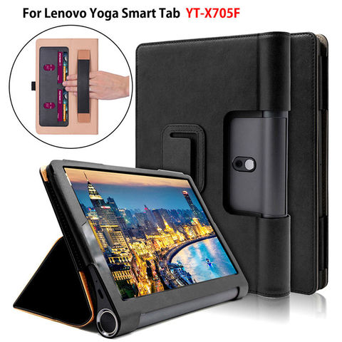 Luxury Case For Lenovo Yoga Smart Tab YT-X705F Tablet Cover Funda for Lenovo Yoga Tab 5 10.1 inch Hand Holder Stand Skin Shell ► Photo 1/6