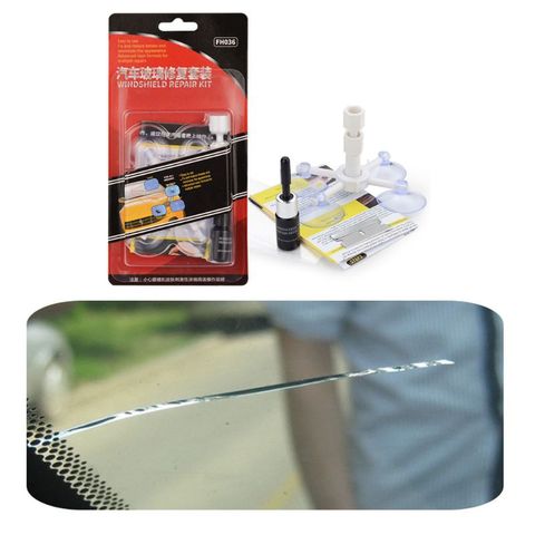 2022 New Windshield Repair Kit Quick Fix DIY Car Wind Glass Bullseye Rock Chip Crack Star C63D ► Photo 1/6