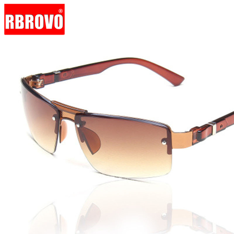 RBROVO 2022 Metal Sunglasses Man Classic Sun Glasses Vintage Brand Designer Outdoor Driving Glasses Lunette De Soleil Femme ► Photo 1/5