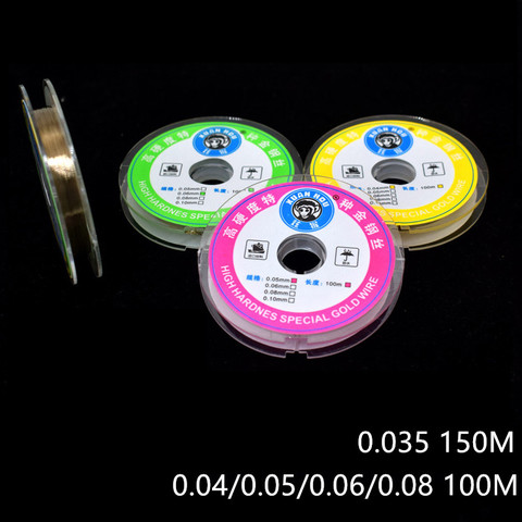 100FIX 100m 150m Alloy Steel Molybdenum Wire Cutting Wire Line LCD Display Screen Separator Repair 0.04 0.05 0.08 0.35mm ► Photo 1/6