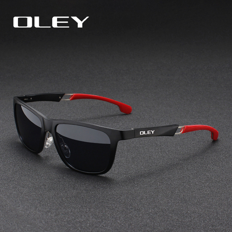 OLEY Aluminum Magnesium Men Sunglasses Polarized Coating Mirror Sun Glasses oculos Male Eyewear Accessories For Men Y7144 ► Photo 1/5