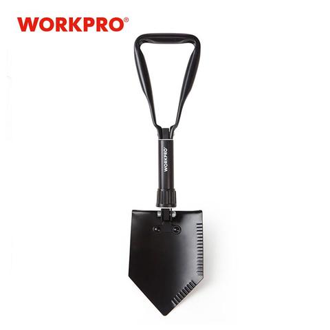 WORKPRO Military Shovel Tactical Mini Folding Shovel with pouch Outdoor Camping Spade Survival Emergency Tools ► Photo 1/6