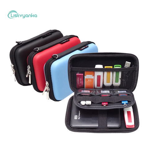 Cable Organizer Bag Headphones Case Power Bank Case Electronic Gadget Organizer Cable Bag USB Wires Charger Digital Storage Box ► Photo 1/6