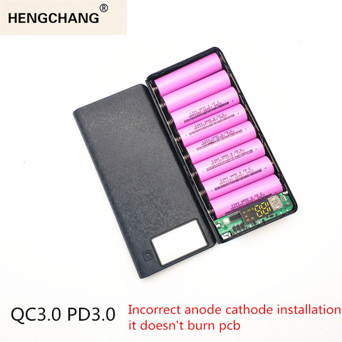 Quick Charge Power Bank 18650 Case QC3.0 PD3.0 Battery Holder Fast Charger Box Shell DIY HENGCHANG Dropshipping ► Photo 1/6