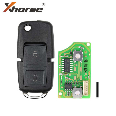 Xhorse XKB508EN Wire Universal Remote Key B5 Style 2 Buttons for VVDI Key Tool 1Piece ► Photo 1/6