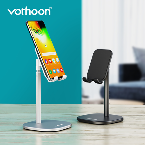 Vothoon Desk Mobile Phone Holder Stand For iPhone Universal Adjustable Metal Desktop Table Tablet Holder Stand For iPad Pro ► Photo 1/6