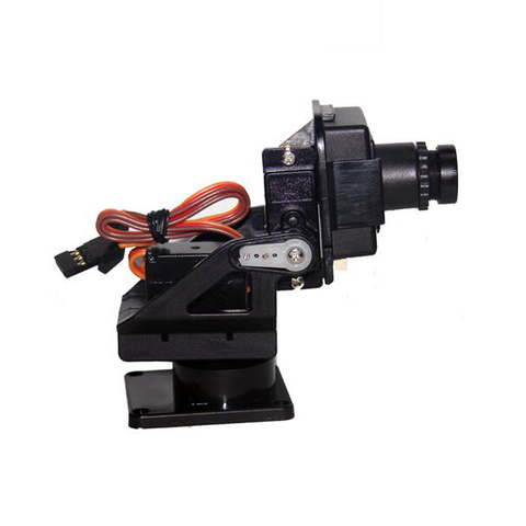 PT2 servo Gimbal, Pan and Tilt Servos Camera Nylon plastics Mini Mount Kit Holder  For FPV Quadcopter Multi-axis aircraft ► Photo 1/2