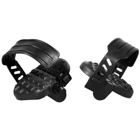 9/16'' 1/2'' MTB Road Bike Pedals with Straps for Exercise Bike Spin Bike Pedals with Toe Clips Strap ► Photo 1/6